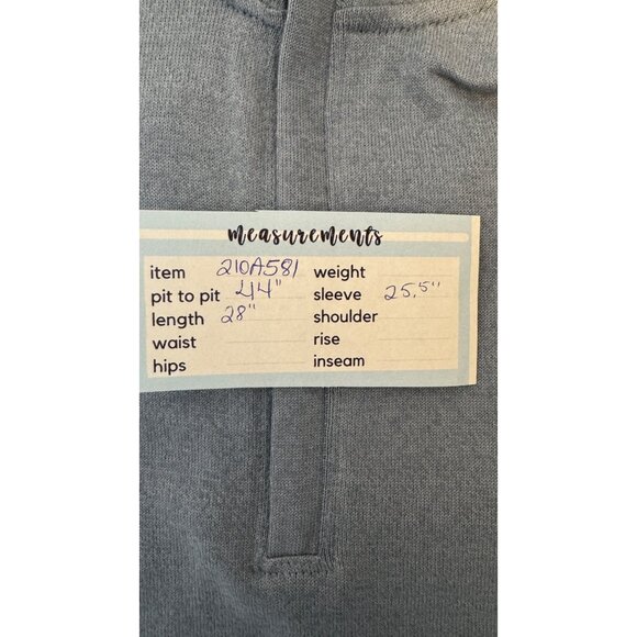 Walter Hagen Small Mens Golf Midweight 1/4 Zip Pullover Grey Sky Heather NWT - Picture 11 of 14